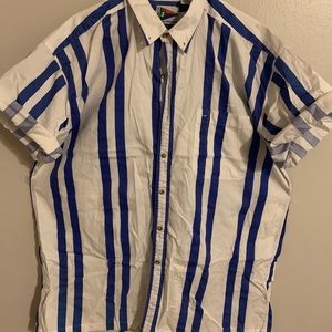 Blue stripe button down